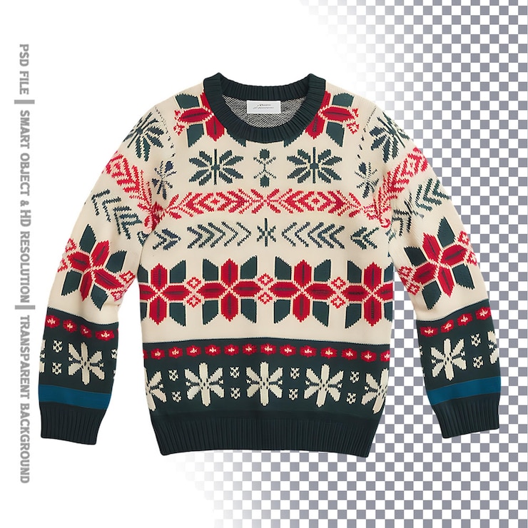 PSD sweater natal