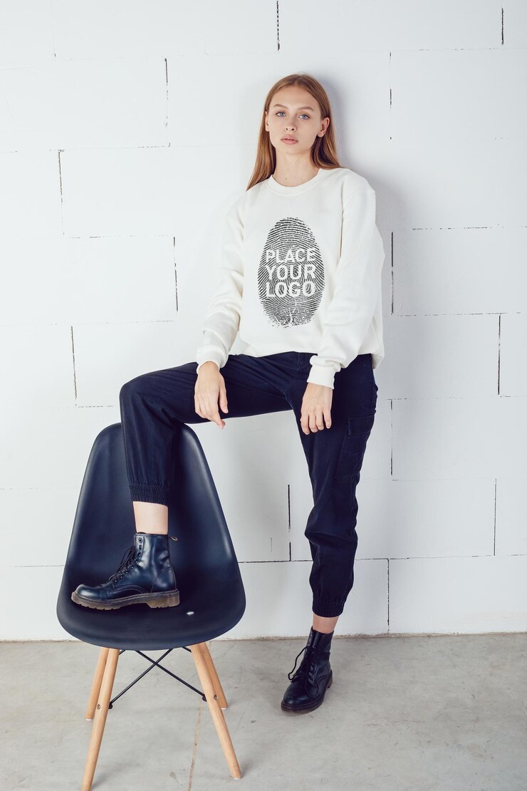 Sweatshirt Mockup für Mädchen