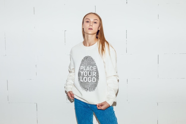 PSD sweatshirt-modell