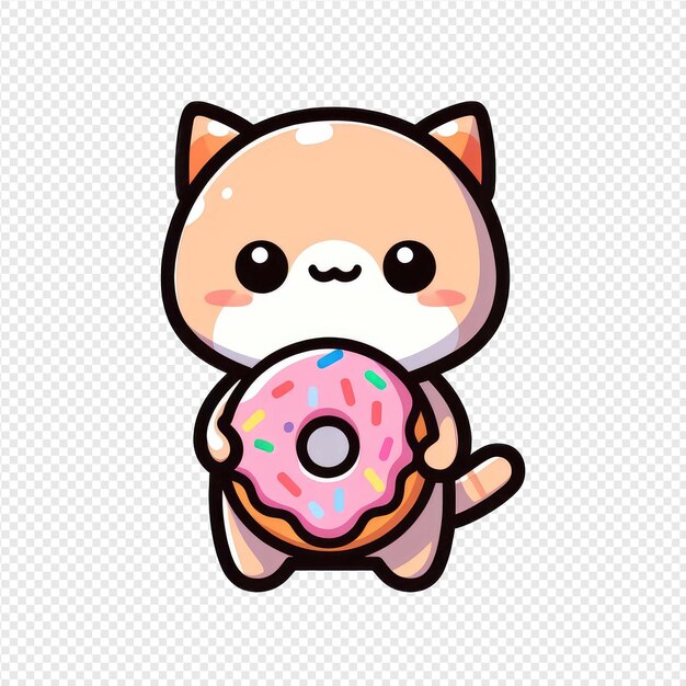 PSD sweet purr png sticker