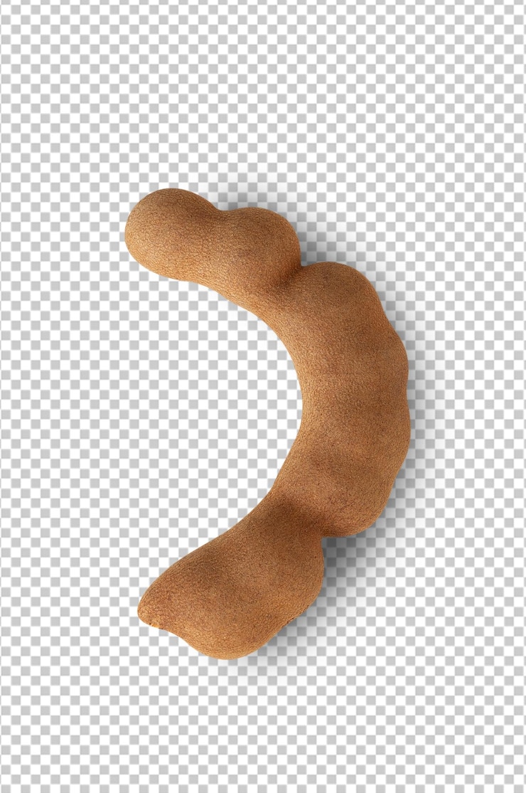 PSD sweet tamarind cutout full depth of field