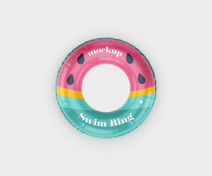 Swim ring mockup