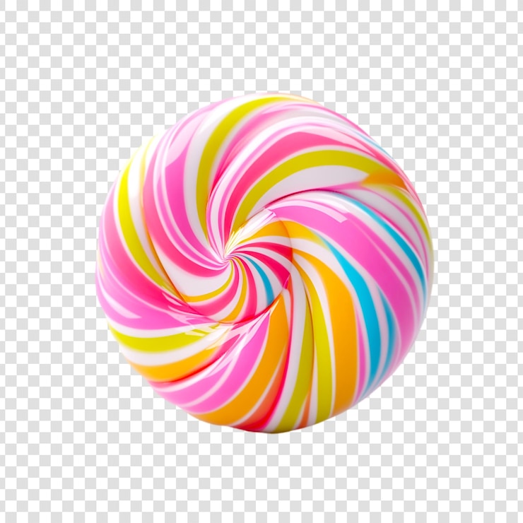 PSD swirling rainbow lollipop dolce candy delight coloroso trattamento