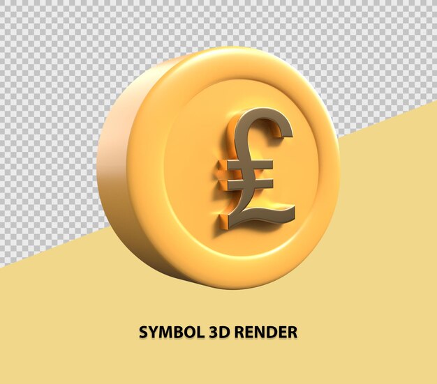 Symbol 3d-rendering