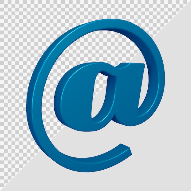 Symbol in 3D-Rendering