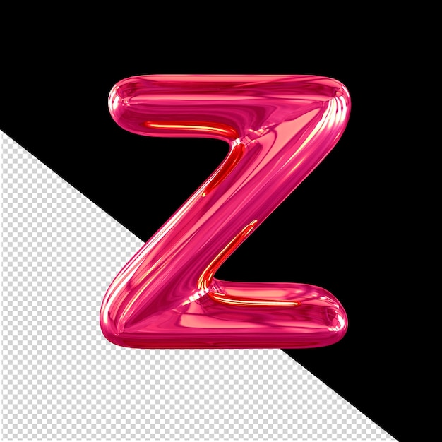 Le Symbole 3d Gonflable Lettre Z