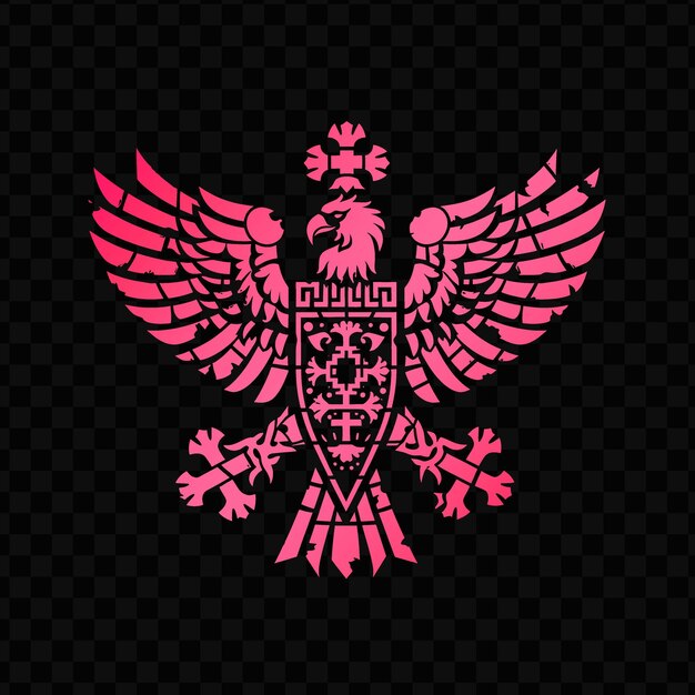 PSD un symbole d'un aigle allemand avec un blason dessus