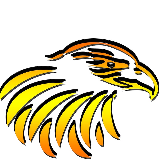 symbole d'aigle pour le tatouage et le design