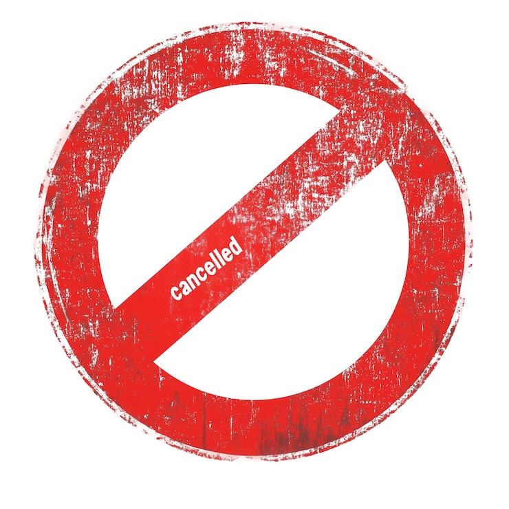 PSD symbole annulé cercle illustré avec une ligne à travers lui coloré rougepngclipart arrière-plan blanc