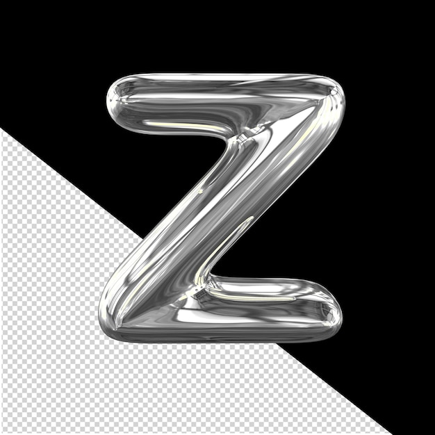 PSD symbole gonflable lettre z