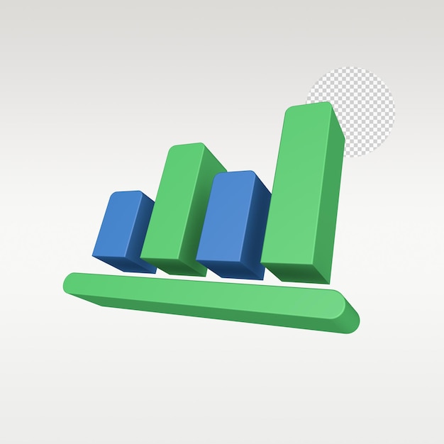 PSD symbole d'icône de commerce de rendu 3d