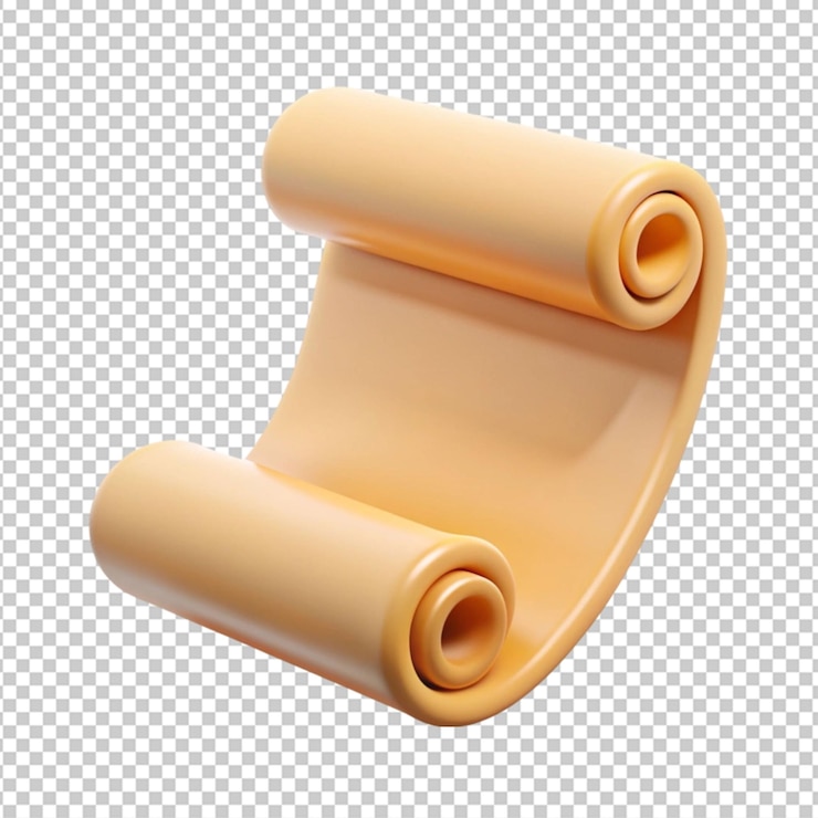 PSD le symbole de l'icône de défilement 3d isolé
