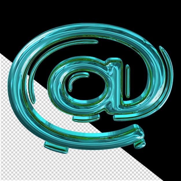 PSD symbole turquoise