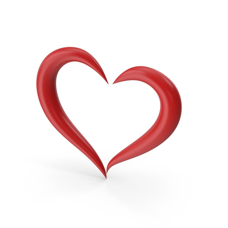 PSD symboles et ballons de cœur de saint-valentin 3d des dessins de cœur romantique pour l'amour et les célébrations