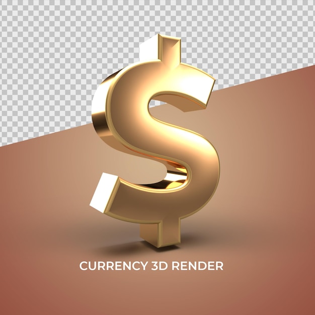 Symboles Monétaires Du Dollar 3d