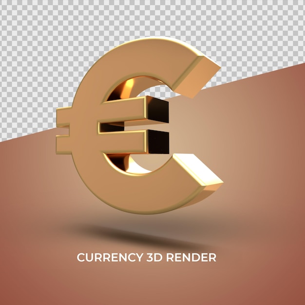 Symboles Monétaires De L'euro 3d