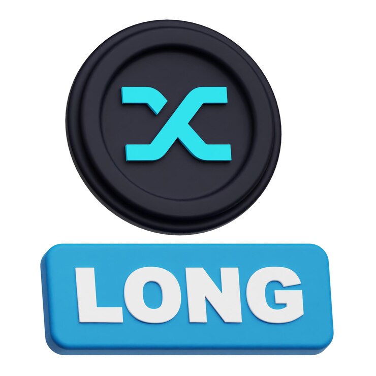 PSD synthetix token criptográfico icono 3d aislado en el fondo blanco