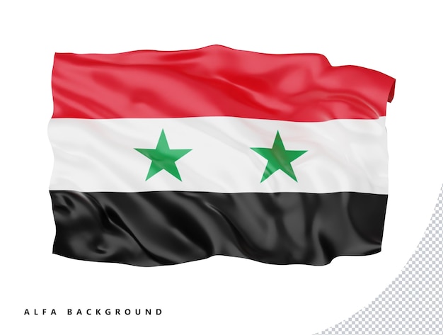 PSD syrien-flagge internationales nationales zeichen-symbol-symbol