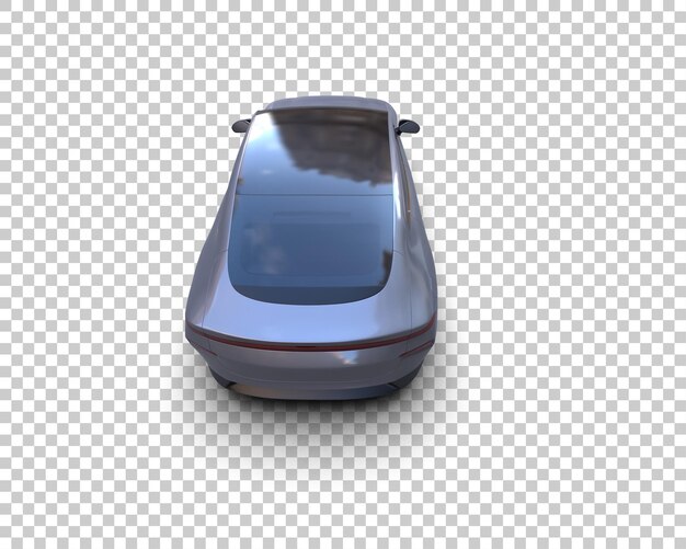 Szene eines modernen Autos isoliert auf dem Hintergrund 3D-Rendering-Illustration