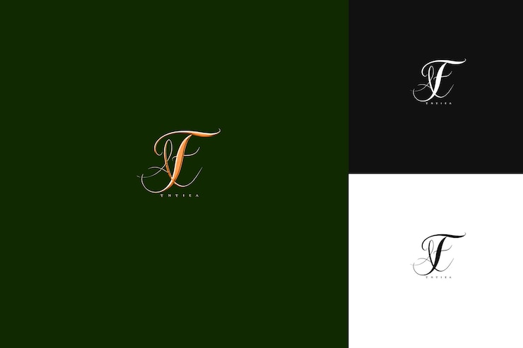 PSD t con letra de firma diseño de logotipo estilo con t en forma de ilustración diseños vectoriales de logotipo