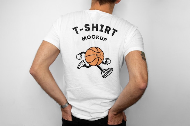 T-shirt Back Mockup