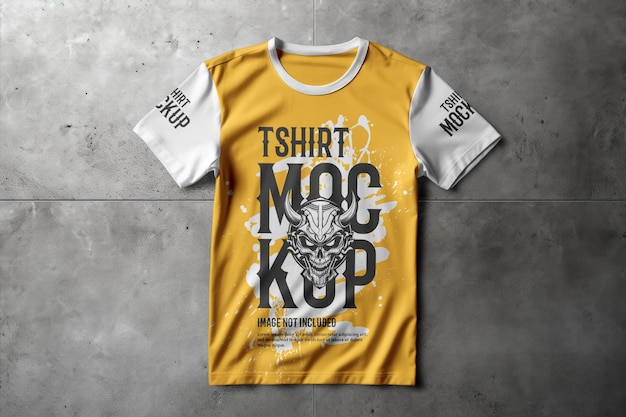 T-Shirt Bearbeitbares PSD Mockup Premium