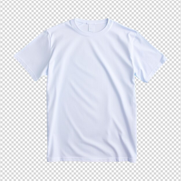 T-shirt Blanc Isolé Sur Un Fond Transparent