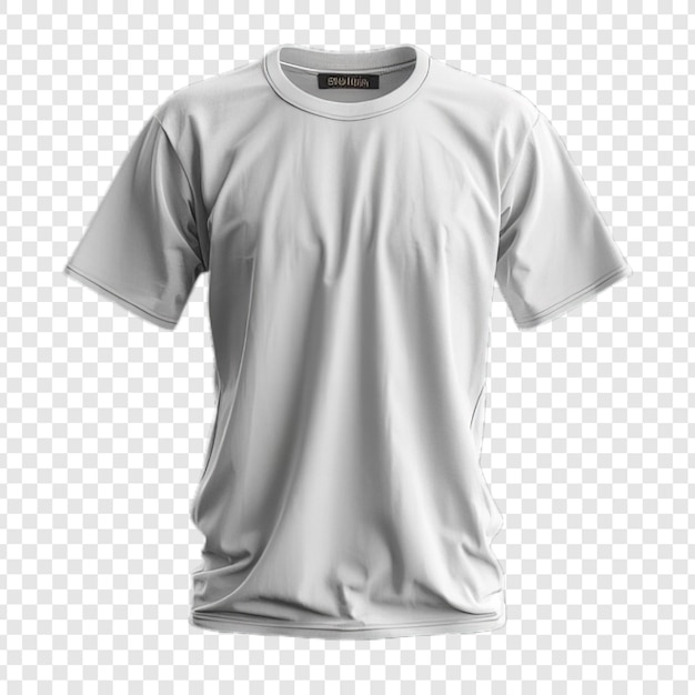 PSD un t-shirt blanc avec le mot t-shirt sur le devant