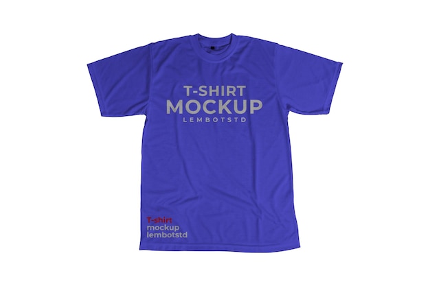 un t-shirt bleu avec les mots t-shirt