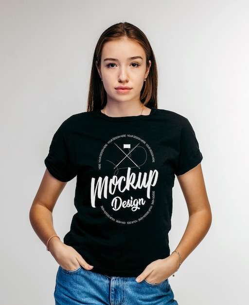 T-shirt à Capuche Modèle De Conception Pour L'image De Marque