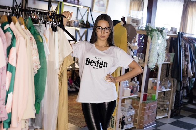T-shirt de menina MockUp