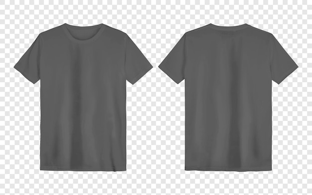 T-Shirt Farbe schwarze Vorlage durchsichtiger Hintergrund