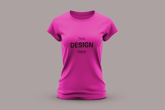 PSD t-shirt féminin de psd à la moque