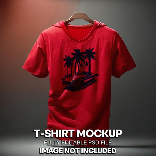 T-Shirt-kostenlose Mockup-PSD-Datei