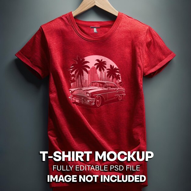 T-Shirt-kostenlose Mockup-PSD-Datei
