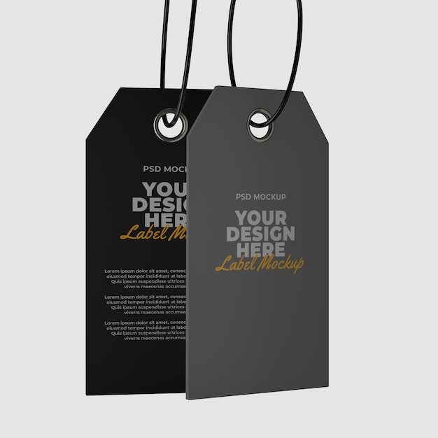 T-Shirt-Label Mockup