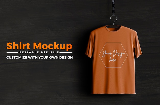 T-shirt logo design mockup design