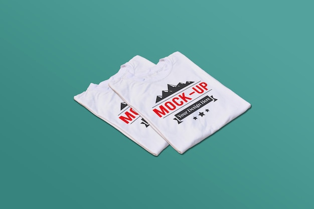 T-shirt mockup design 3d rendering