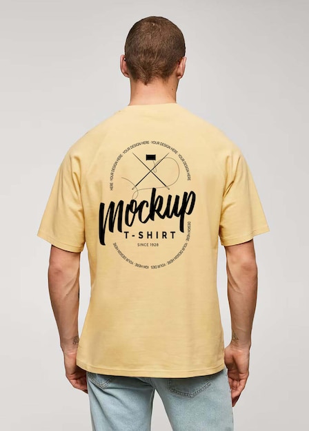 T-Shirt-Mockup-Design für die Markenbildung