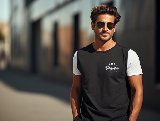 PSD t-shirt-mockup-design-psd-vorlage