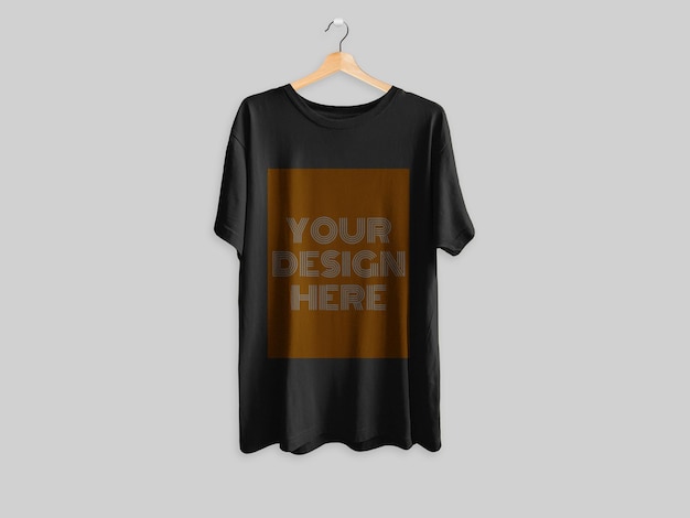 T-Shirt-Mockup mit Aufhänger