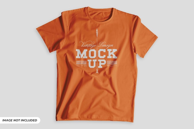 T-Shirt Mockup Modello PSD di sfondo modificabile