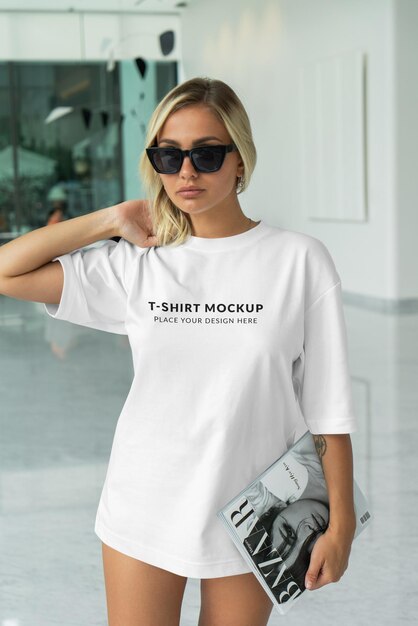 T-Shirt Mockup Oversize-Stil