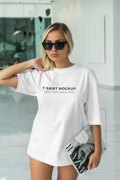 T-Shirt Mockup Stile Oversize