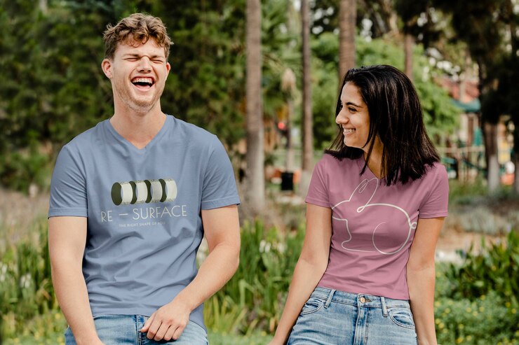 PSD t-shirt mockups design psd estate casual wear moda