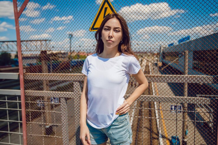 PSD t-shirt modell