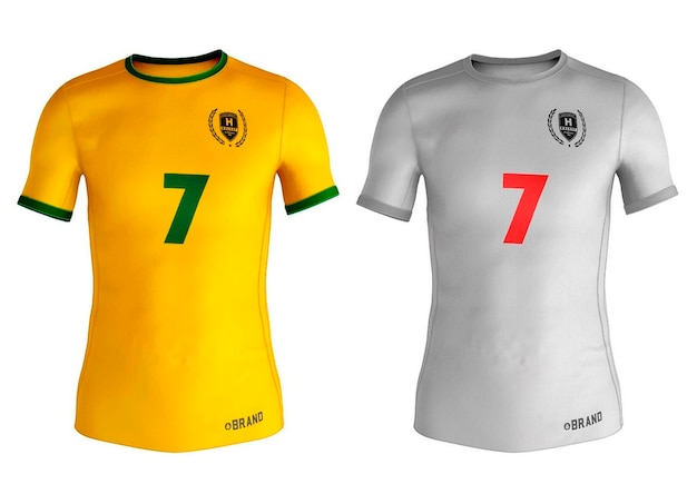 T-shirt sportiva da uomo Mockup Design