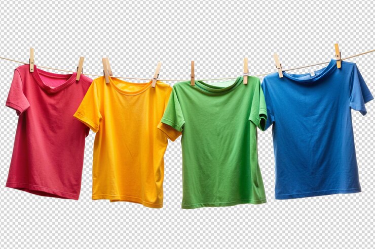 T-shirt sulla linea di vestiti png