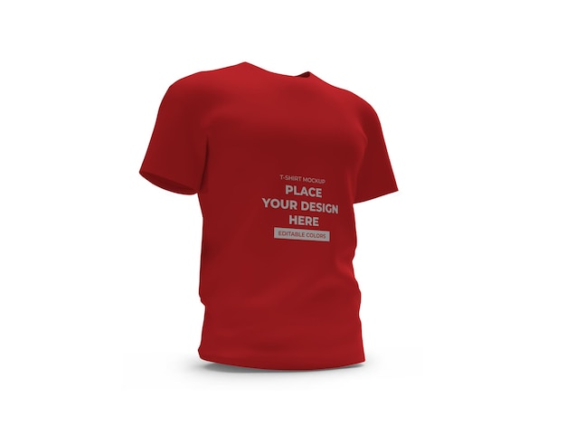 T-shirt tuch mockup vorlage isoliert