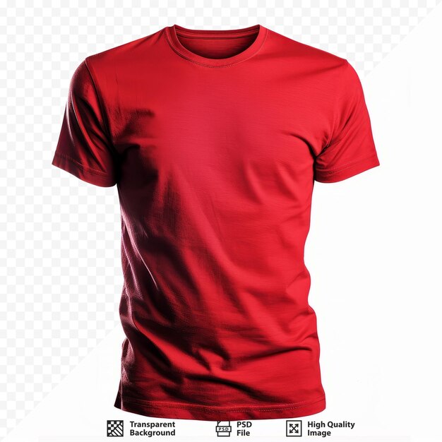 PSD t-shirt vermelho